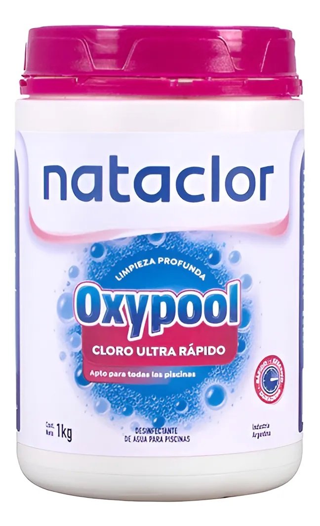 OXYPOOL NATACLOR 1 KILO  CLORO ULTRA RAPIDO